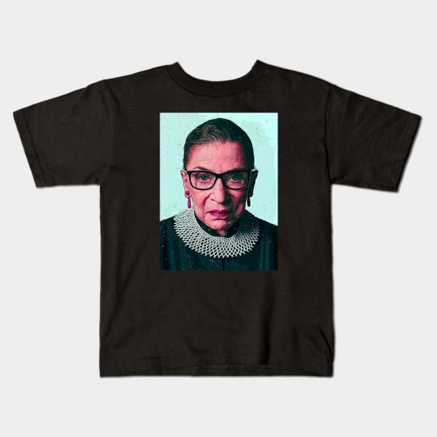 notorious rbg Kids T-Shirt by iceiceroom